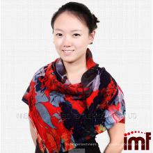 2014 новый модный шарф с цифровой печатью, шерстяная шаль, 100% шерстяная шаль